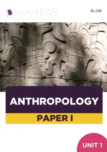 (Set of 2 Booklets) Anthropology Optional Printed Notes