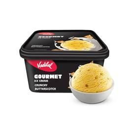 Vadilal Gourmet Crunchy Butterscotch Ice Cream Tub