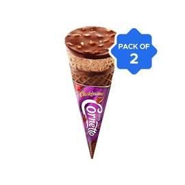 Kwality Walls Cornetto Chokissimo Frozen Dessert Cone - Pack of 2
