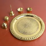 Brass Plate for Offering Medium 