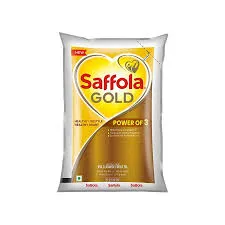 Saffola Gold Power of 3 Refined Blended Cooking Oil
