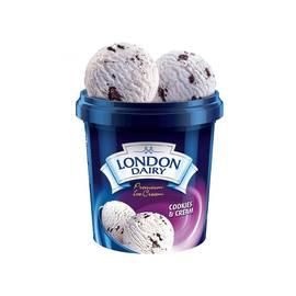 London Dairy Cookies & Cream Ice Cream Cup