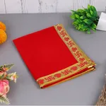 Pooja Table Cloth Embroidered Medium 