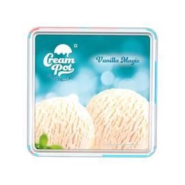 Cream Pot Vanilla Magic Frozen Dessert Tub