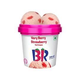 Baskin Robbins Very Berry Strawberry Ice Cream Cup