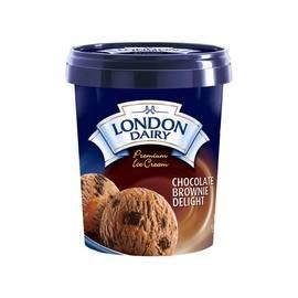 London Dairy Chocolate Brownie Delight Ice Cream Tub