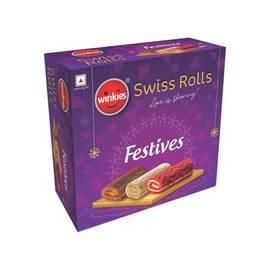 Winkies Festives Swiss Roll
