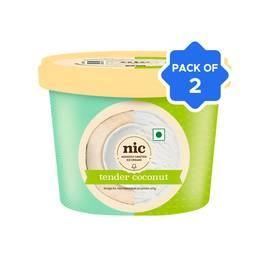 NIC Tender Coconut - Ice Cream Cup - Pack of 2