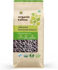Organic Tattva Organic Masoor Sabut Whole