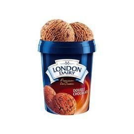 London Dairy Double Chocolate Ice Cream Tub