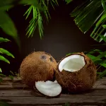 Kata Hua Nariyal 100 g Cut Coconut